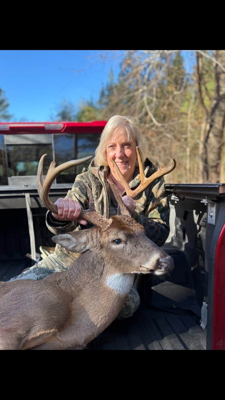 Client with harvested whitetail